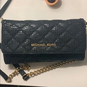 Michael Kors Black & Gold satchel